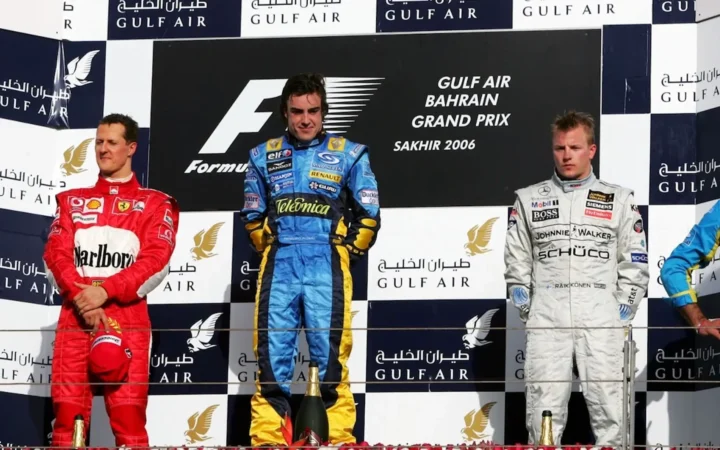 2006 Bahrain Grand Prix Podium