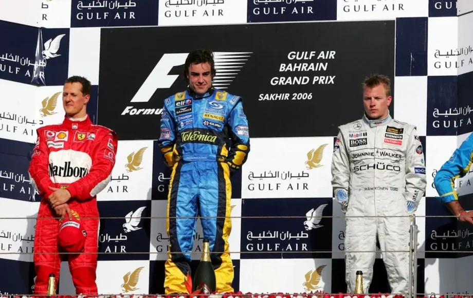 2006 Bahrain Grand Prix Podium