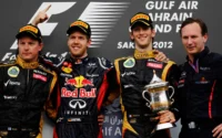 2012 Bahrain Grand Prix Podium