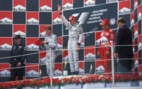 1999 Mika Hakkinen (Finnish) 1st David Coulthard (Scots) 2nd Michael Schumacher (German) (3rd) Podium Spanish GP