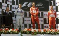 Michael Schumacher 50th F1 career win at the 2001 French Grand Prix