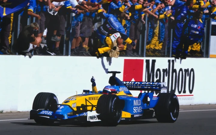 2003 Hungarian GP – First victory for Fernando Alonso