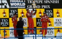 1987 Spanish Grand Prix Podium