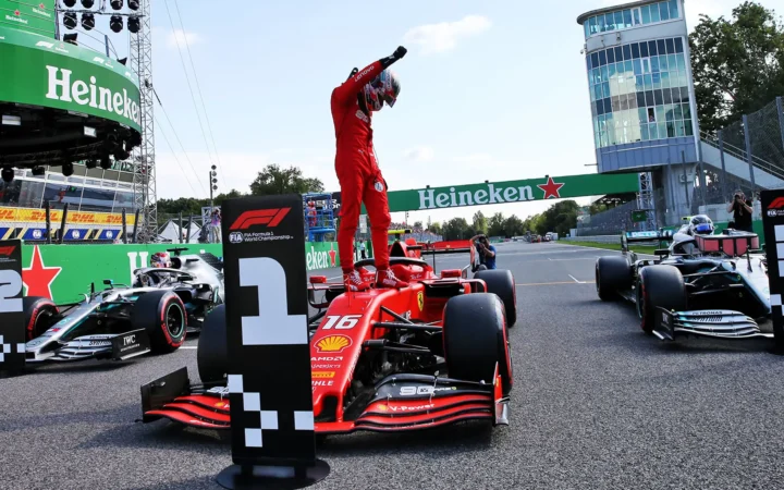 Charles Leclerc 2019 Italian Grand Prix Winner