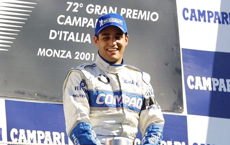 Juan Pablo Montoya Williams Podium