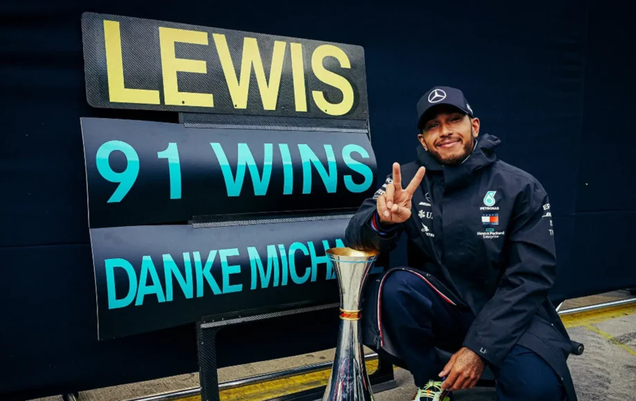 Lewis Hamilton 91 Wins 2020 Eifel Grand Prix