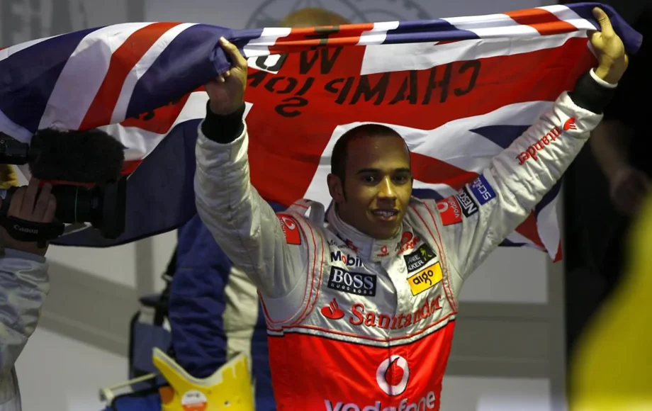 Lewis Hamilton McLaren 2008 Brazilian Grand Prix