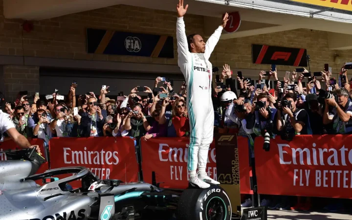 Lewis Hamilton Mercedes 2019 United States Grand Prix