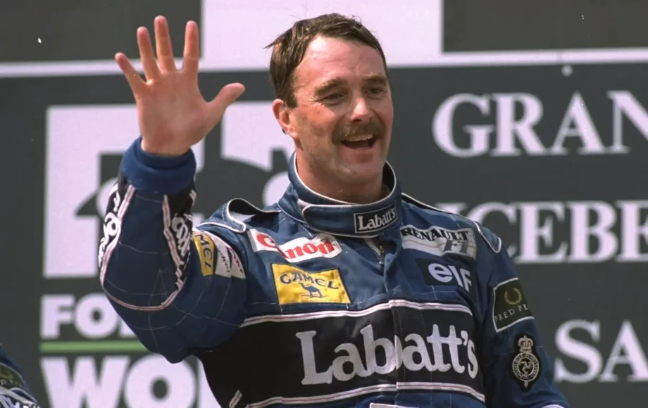 Nigel Mansell Williams Podium