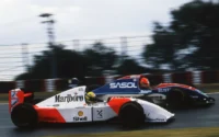 Senna and Irvine 1992 Japanese Grand Prix