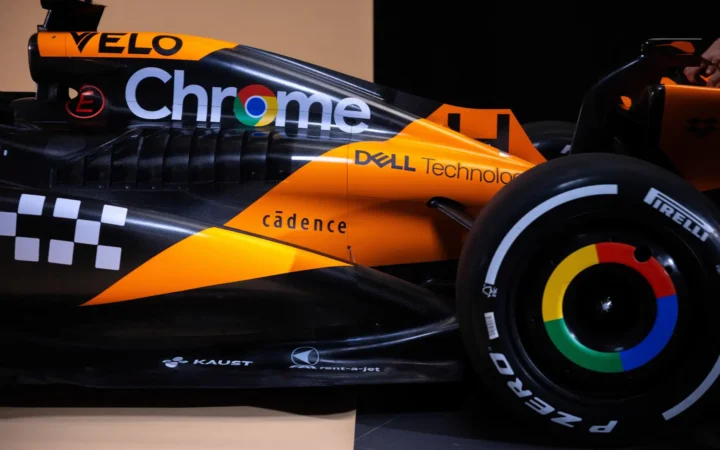 2024 McLaren MCL38 side-rear Photo McLaren