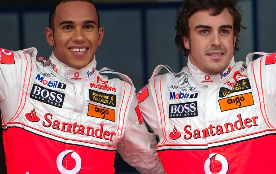 Lewis Hamilton and Fernando Alonso McLaren 2007