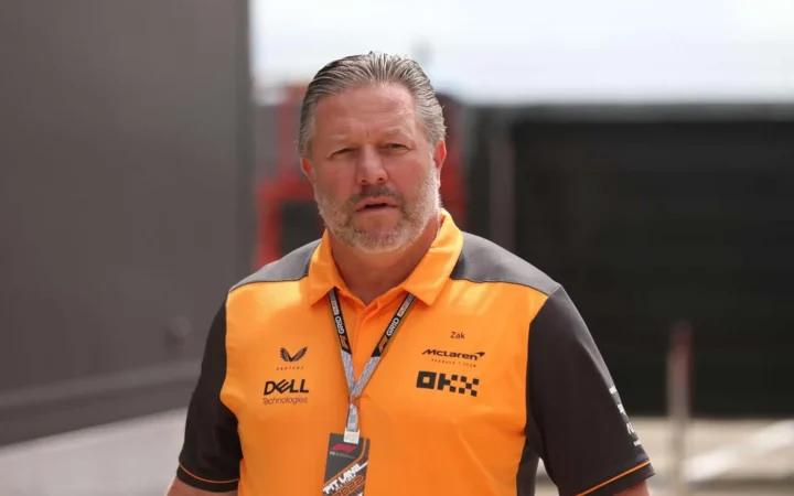 Zak Brown Bahrain 2024 Preseason Testing