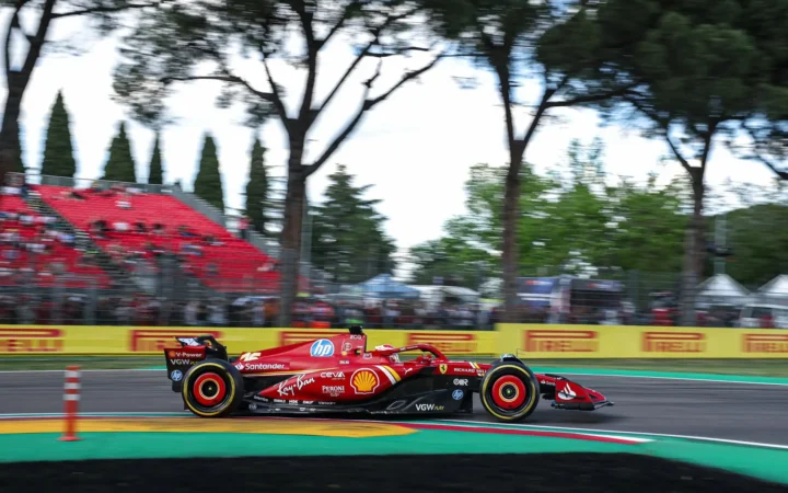 Charles Leclerc Ferrari FP2 2024 Emilia Romagna Grand Prix