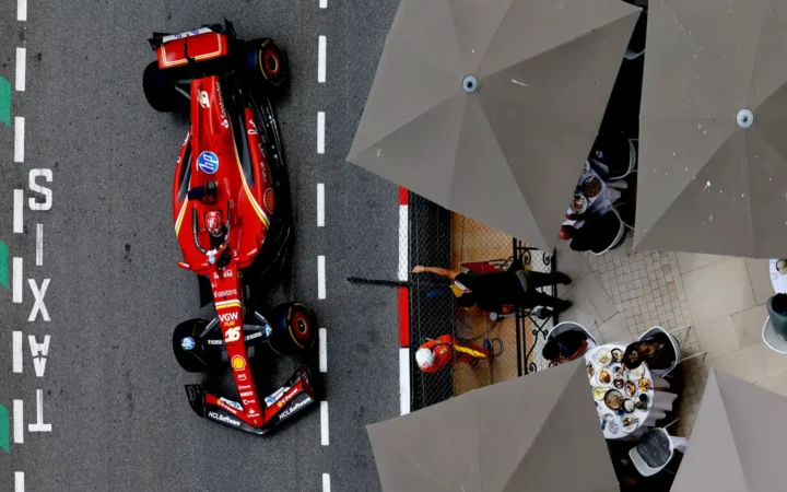 Charles Leclerc Ferrari FP3 2024 Monaco Grand Prix