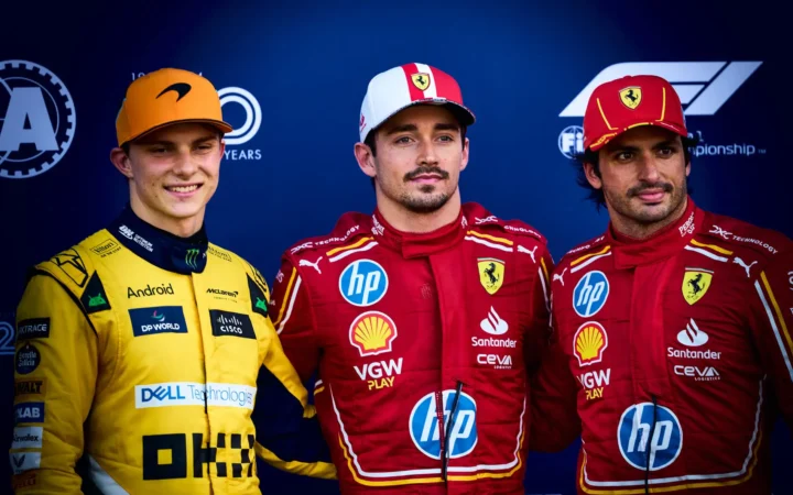 Charles Leclerc Ferrari Qualifying Pole 2024 Monaco Grand Prix