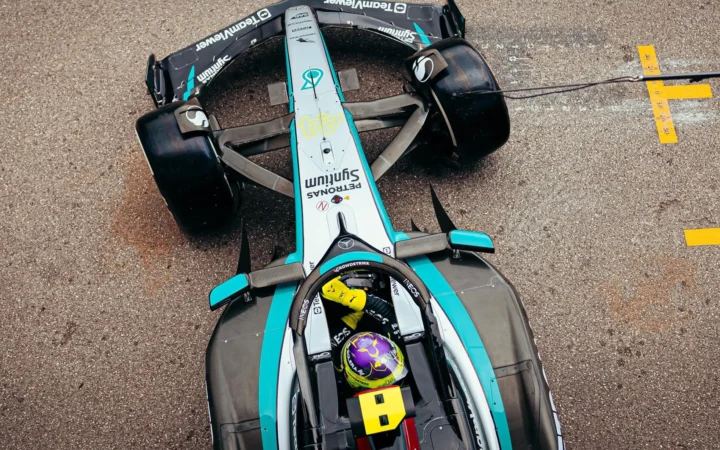 Lewis Hamilton Mercedes FP1 2024 Monaco Grand Prix