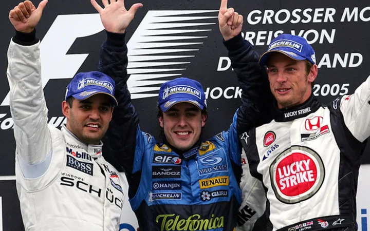 2005 German Grand Prix Podium