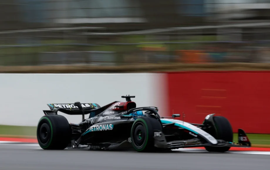 George Russell 63 Mercedes 2024 British Grand Prix FP3