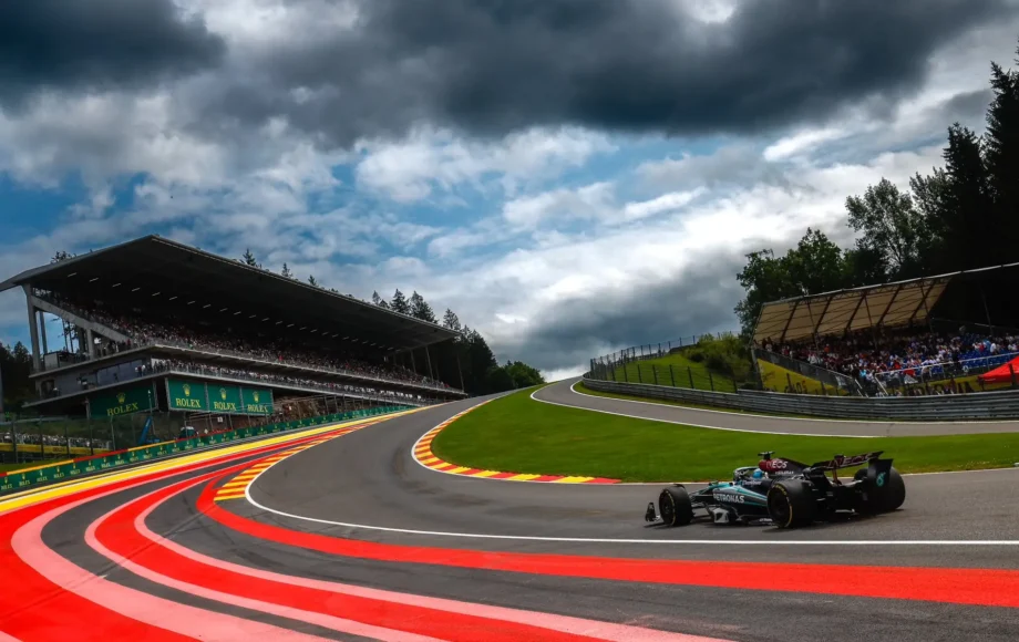 George Russell Mercedes 2024 Belgian Grand Prix