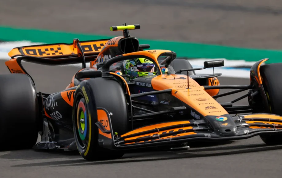 Lando Norris 4 Mclaren 2024 British Grand Prix FP2