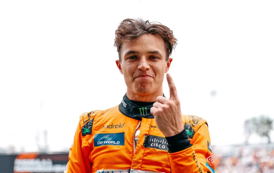 Lando Norris P1 McLaren 2024 Hungarian Grand Prix Qualifying