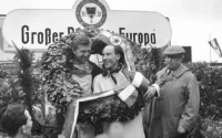 1961 German Grand Prix Wolfgang von Trips and Stirling Moss