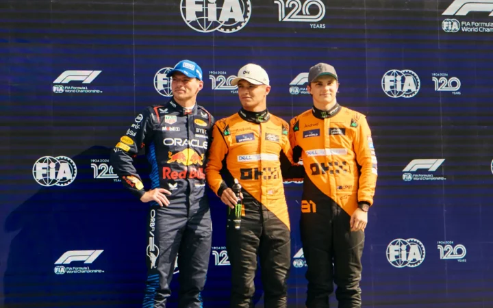 Lando Norris, Max Verstappen, Oscar Piastri 2024 Dutch Grand Prix Qualifying