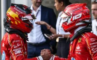 Carlos Sainz Charles Leclerc Ferrari 2024 Azerbaijan Grand Prix Qualifying