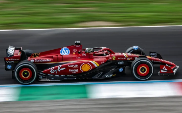 Charles Leclerc Ferrari 2024 Italian Grand Prix Winner