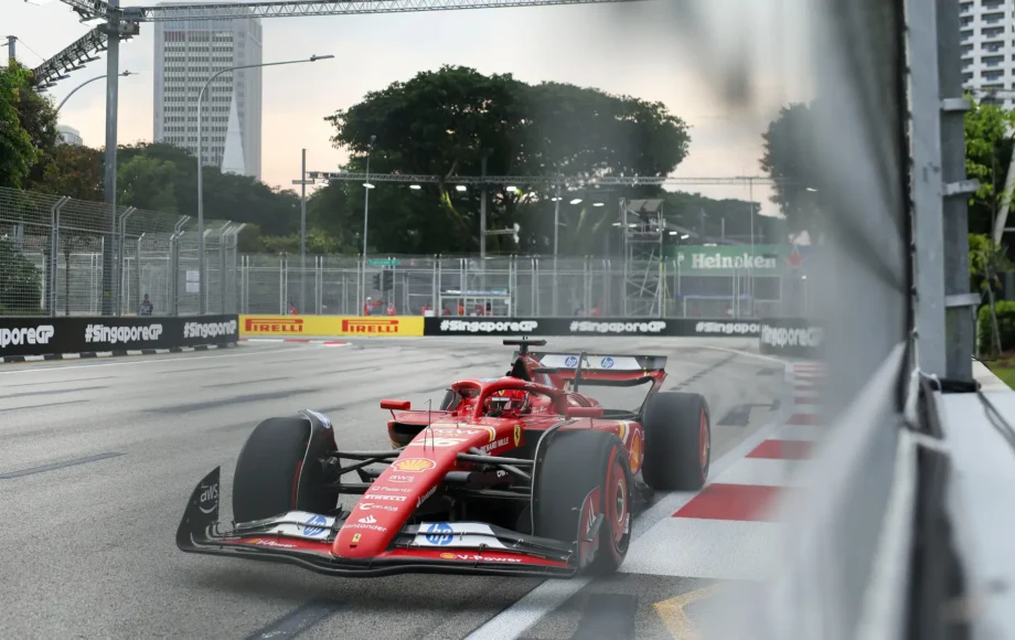 Charles Leclerc Ferrari 2024 Singapore Grand Prix FP1