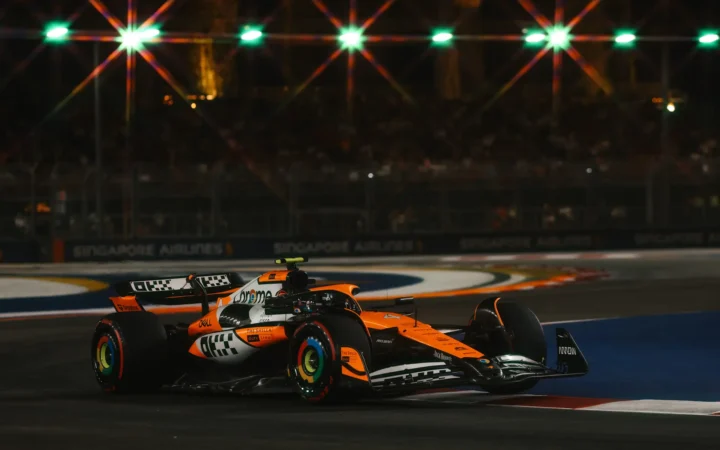 Lando Norris McLaren 2024 Singapore Grand Prix FP2