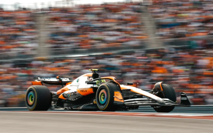 Lando Norris McLaren 2024 United States GP Qualifying