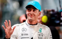 George Russell Mercedes Racing 2024 Qatar GP Qualifying