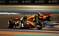 Lando Norris and Oscar Pastri McLaren 2024 Qatar GP Sprint Race