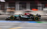 Lewis Hamilton Mercedes 2024 Las Vegas Grand Prix FP1