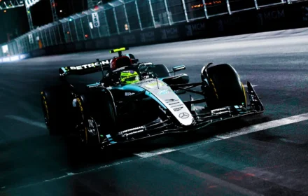 Lewis Hamilton Mercedes 2024 Las Vegas Grand Prix FP2