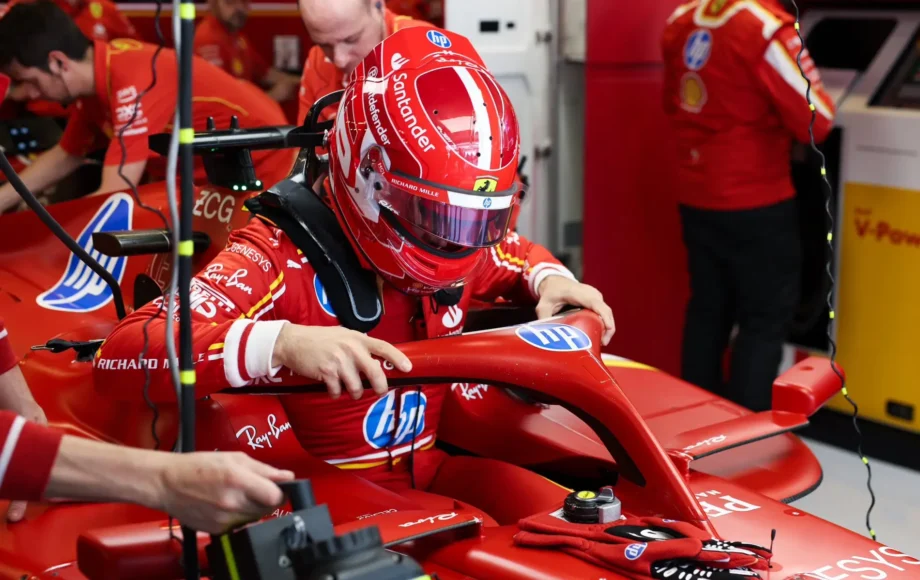 Charles Leclerc Ferrari 2024 Abu Dhabi Grand Prix FP1