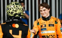 Lando Norris Oscar Piastri McLaren 2024 Abu Dhabi GP Qualifying