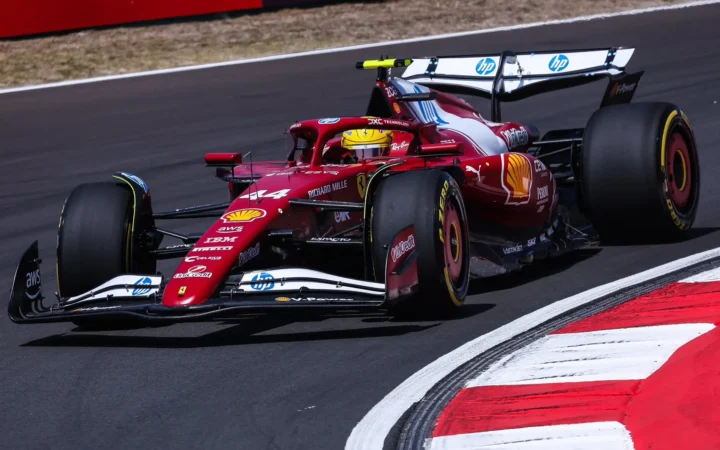 Lewis Hamilton Ferrari 2025 Chinese GP Sprint Qualifying